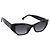 Occhiali da sole CHANEL COCO Mark Plastica Nera CC Auth 206149M Nero