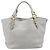 Miu Miu Handtasche Leder 2way Grau Gold Auth 206086V Braun Golden - Ansicht 2