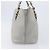 Miu Miu Handtasche Leder 2way Grau Gold Auth 206086V Braun Golden - Ansicht 4