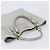 Miu Miu Handtasche Leder 2way Grau Gold Auth 206086V Braun Golden - Ansicht 6
