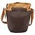 Céline CELINE Macadam Canvas Schultertasche PVC Leather Brown Gold Auth ar14297 Braun Golden - Ansicht 13