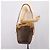 Céline CELINE Macadam Canvas Schultertasche PVC Leather Brown Gold Auth ar14297 Braun Golden - Ansicht 22
