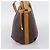 Céline CELINE Macadam Canvas Schultertasche PVC Leather Brown Gold Auth ar14297 Braun Golden - Ansicht 4