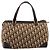 Borsa a mano Christian Dior Trotter Canvas Marrone Tono Oro Auth gh2402 - vista 2