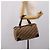 Borsa a mano Christian Dior Trotter Canvas Marrone Tono Oro Auth gh2402 - vista 22