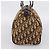Borsa a mano Christian Dior Trotter Canvas Marrone Tono Oro Auth gh2402 - vista 4