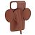 Coque LOEWE pour iPhone X & XS en cuir marron Auth ar14224