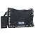 PRADA Schultertasche Leder 2way Schwarz Silber Authentisch 206046V