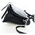 PRADA Schultertasche Leder 2way Schwarz Silber Authentisch 206046V - Ansicht 4