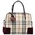 Bolso de mano BURBERRY Nova Check Canvas Beige Auth 204239A - vista 13
