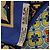 Hermès HERMES Carre90 Seidentuch "CIELS BYZANTINS" Blau Auth 204698M - Ansicht 11