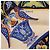 Hermès HERMES Carre90 Seidentuch "CIELS BYZANTINS" Blau Auth 204698M - Ansicht 14