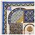 Hermès HERMES Carre90 Seidentuch "CIELS BYZANTINS" Blau Auth 204698M - Ansicht 2