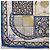 Hermès HERMES Carre90 Seidentuch "CIELS BYZANTINS" Blau Auth 204698M - Ansicht 22