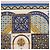 Hermès HERMES Carre90 Seidentuch "CIELS BYZANTINS" Blau Auth 204698M - Ansicht 3