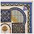 Hermès HERMES Carre90 Seidentuch "CIELS BYZANTINS" Blau Auth 204698M - Ansicht 4