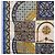 Hermès HERMES Carre90 Seidentuch "CIELS BYZANTINS" Blau Auth 204698M - Ansicht 5