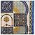 Hermès HERMES Carre90 Seidentuch "CIELS BYZANTINS" Blau Auth 204698M - Ansicht 7