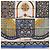 Hermès HERMES Carre90 Seidentuch "CIELS BYZANTINS" Blau Auth 204698M - Ansicht 9