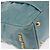 Borsa Miu Miu Vitellolux Matelasse in pelle 2way Blu Turchese Oro Auth 206286M D'oro - vista 19