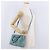 Borsa Miu Miu Vitellolux Matelasse in pelle 2way Blu Turchese Oro Auth 206286M D'oro - vista 30