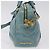 Borsa Miu Miu Vitellolux Matelasse in pelle 2way Blu Turchese Oro Auth 206286M D'oro - vista 5