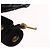 Bolsa de mão Miu Miu em couro preto e dourado Auth mr3040A - vista 10