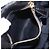 Bolsa de mão Miu Miu em couro preto e dourado Auth mr3040A - vista 26