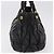 Bolsa de mão Miu Miu em couro preto e dourado Auth mr3040A - vista 4