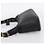 Bolsa de Ombro Coach em Couro Preta e Dourada Auth ar14294A Preto Dourado - vista 3
