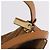 Céline Bolsa de Ombro CELINE C Macadam Canvas Suede Brown Gold Auth 201247 Marrom Dourado - vista 10