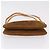 Céline Bolsa de Ombro CELINE C Macadam Canvas Suede Brown Gold Auth 201247 Marrom Dourado - vista 7