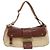 Borsa a tracolla Christian Dior Street Chic Canvas Beige Gold Auth bs37384 D'oro - vista 13