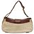 Borsa a tracolla Christian Dior Street Chic Canvas Beige Gold Auth bs37384 D'oro - vista 2