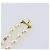 Pulseira de pérolas CHANEL metal Gold CC Auth bs37428 Dourado - vista 11