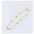 Pulseira de pérolas CHANEL metal Gold CC Auth bs37428 Dourado - vista 3