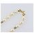 Pulseira de pérolas CHANEL metal Gold CC Auth bs37428 Dourado - vista 7