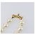 Pulseira de pérolas CHANEL metal Gold CC Auth bs37428 Dourado - vista 8