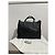 Borsa Tote Gucci in pelle granulata nera Nero - vista 3