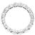 Autre Marque Platin-Ehering, Brillantschliff-Diamanten, 2.4 carats. - Ansicht 2