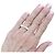 Autre Marque Platin-Ehering, Brillantschliff-Diamanten, 2.4 carats. - Ansicht 6