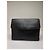 Céline Vintage Celine Triomphe Leder-Klappclutch c. 1992 Schwarz - Ansicht 14