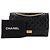 CHANEL - Borsa a tracolla 2.55 Large Chanel in pelle stropicciata nera Nero - vista 11