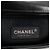 CHANEL - Borsa a tracolla mini Chanel Boy in pelle liscia nera Nero - vista 6