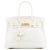 HERMÈS - Borsa a mano Hermès Birkin 30 in pelle togo bianca Bianco