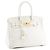 HERMÈS - Borsa a mano Hermès Birkin 30 in pelle togo bianca Bianco - vista 2
