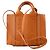 CHLOÉ - Borsa a tracolla Woody Small Chloé in pelle liscia camel Cammello - vista 3