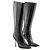JIMMY CHOO - Botas Jimmy Choo de cuero liso negro (T36)