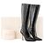 JIMMY CHOO - Botas Jimmy Choo de cuero liso negro (T36) - vista 6