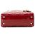 DIOR - Borsa a tracolla Mini Lady Dior in pelle cannage verniciata rossa Rosso - vista 4